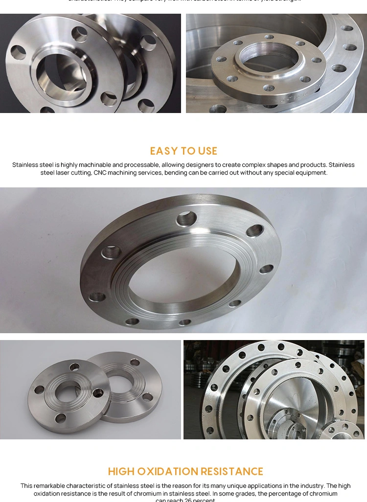 Sale Metal The Lathe CNC Carbon 2205 2520 Stainless Steel Titanium Flange Sleeve Welding Machining Flanges