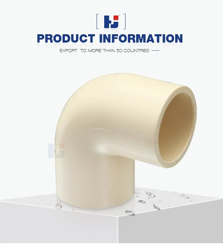 NSF Proved High Quality CPVC ASTM D2846 Plastic 90deg CPVC Pipe Fitting